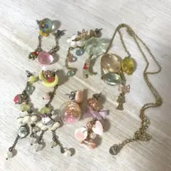 ディズニー アクセサリー 6点セット ピアス ネックレス