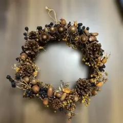 手作り　ナチュラルリース 自然素材