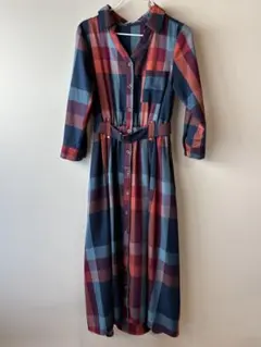 REDYAZEL チェック柄シャツワンピース