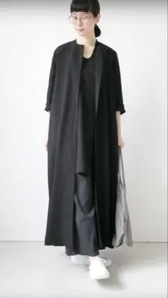 新品 KELEN バックフレアブラウス、タックスカートセット グレー 