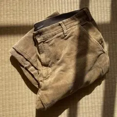 コーデュロイ ストレート パンツ イタリア製