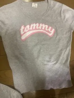 tommy グレー 半袖トレーナー