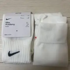 NIKE サッカーソックス白