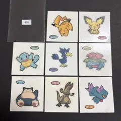 ★デコキャラシールno.476 発光/蓄光シールセット