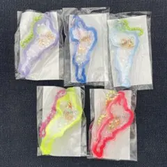 琵琶湖キーホルダー　ピザ　5色セット