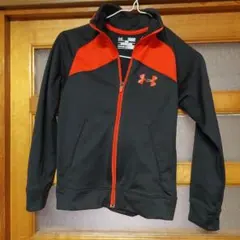 Under Armour ジップアップジャケット YS/M/P ブラック/レッド