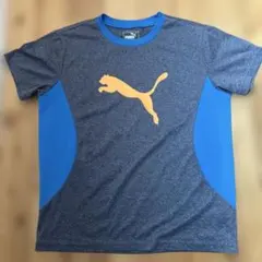 PUMA グレー/青 Tシャツ 160