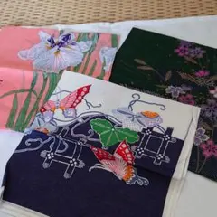 和柄ハンカチ2枚 おまけ1枚