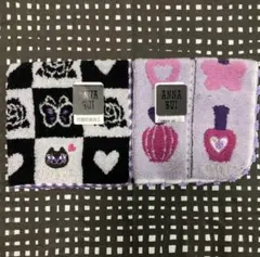 アナスイ　タオルハンカチ2枚　ねこ　　コスメ柄