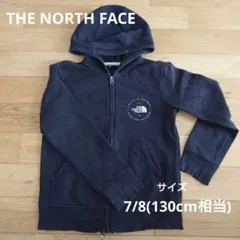 THE NORTH FACE ブラックジップアップパーカー　130cm相当サイズ