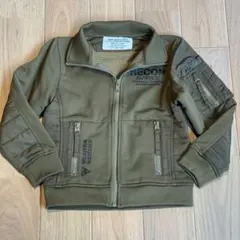 美品 RECON AVIREXオリーブドラブ ジャケット 120cm