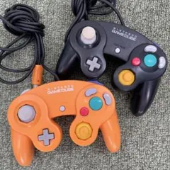 【11/24正午まで値下げ中】【美品】任天堂 ゲームキューブコントローラー 2個