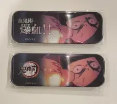 鬼滅の刃 ダイニング お楽しみくじ ロング缶バッジ スクエア缶バッジ