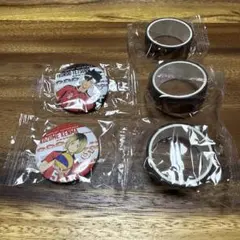 ハイキュー くら寿司 ビッくらポン 黒尾鉄朗　孤爪研磨 缶バッジ 音駒マステ