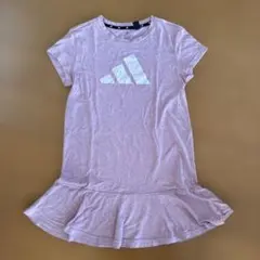 お値下げ　adidas 半袖ワンピース ピンク 160