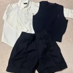 ラルフローレン　シャツ、ベスト、パンツ100㎝　フォーマル