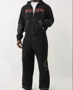 ありがとう様専用 TRUE RELIGION BLACKセットアップ