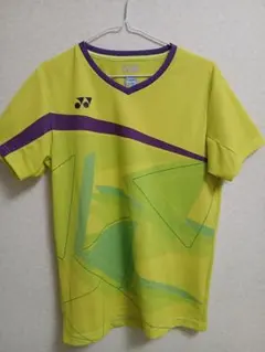 YONEX バドミントンシャツ Mサイズ イエロー