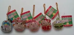 サンリオ キャラクターズ ジュエリーマスコット ラインストーン 5点【新品】