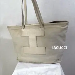 ※訳あり IACUCCI イクアッチ トートバッグ ベージュ 大容量 キャンバス