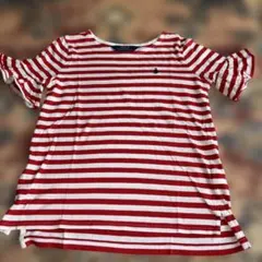 Polo Ralph Lauren ボーダーTシャツ 赤白 7のサムネイル