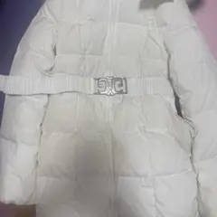 GYDA ダウン ホワイト 2023 ベルト付き フード付き