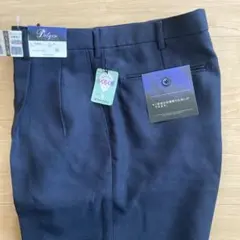 メンズ　新品　Delgen ネイビー スラックス ウエスト88