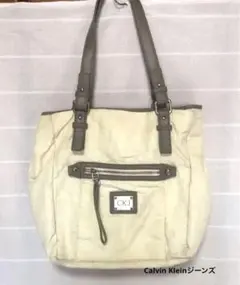 CKJ ショルダーバッグ クリーム色のサムネイル