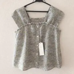 レトロガール トップス ブラウス 花柄