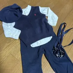 ラルフローレン　キッズ　フォーマル　ネイビー　セット
