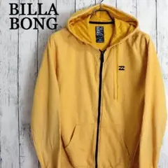BILLABONG ビラボン 胸ロゴ刺繍 フルジップ スウェットパーカー