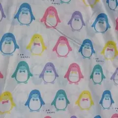 91cm×4.96m カラフルペンギン柄 生地 布 総柄