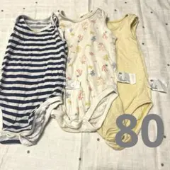 ユニクロ　メッシュ　肌着　ボディスーツ　ロンパース　3枚セット