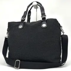 【極美品】カルバンクライン ボストンバッグ 2way シープスキン ブラック