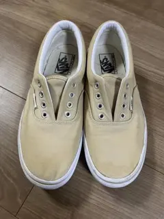 きなこ様専用【中古品】VANS バンズ　スリッポン ベージュ　24.5センチ