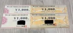ビックカメラ コジマ お買物優待券 4000円 株主優待のサムネイル
