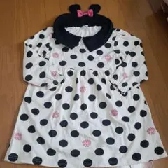 Disney ミニーマウス風 水玉ワンピース 120