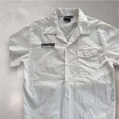 最終値下げ‼️‼️【即発送】THRASHER オープンカラーシャツ ホワイトのサムネイル