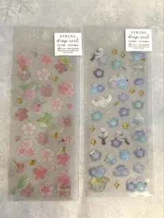 ☺︎アクティブコーポレーション　ドロップシール　２点