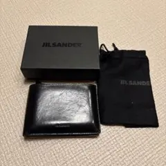 JIL SANDER ジルサンダー レザー 二つ折り財布 箱 保存袋付きのサムネイル