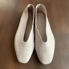 ZARA＊リアルレザーフラットシューズ　36