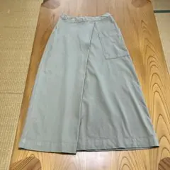 無印良品　イージーセミフレアスカート　Sサイズ　ベージュ