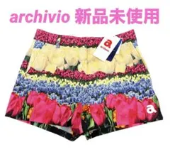 新品未使用】archivio アルチビオ ゴルフ ショートパンツ M 花柄