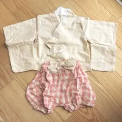 ベビー袴　ベビーロンパース　袴ロンパース　女の子　100日祝い　お食い初め