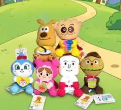 アンパンマンのなかまたちぬいぐるみまとめ売りコキンちゃんチーズしょくぱんまん