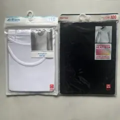 UNIQLO ヒートテック半袖100 エアリズムタンクトップ110