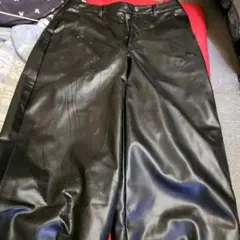 Puma 革パン　パンツ　レザー