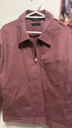 ユニクロ ジップアップブルゾン 男女共用S（レディースL相当）