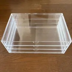 無印良品　重なるアクリルケース　横型3段