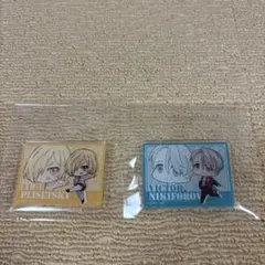 YURI!!! on ICEユーリプリセツキー＆ヴィクトル　ピンバッジセット